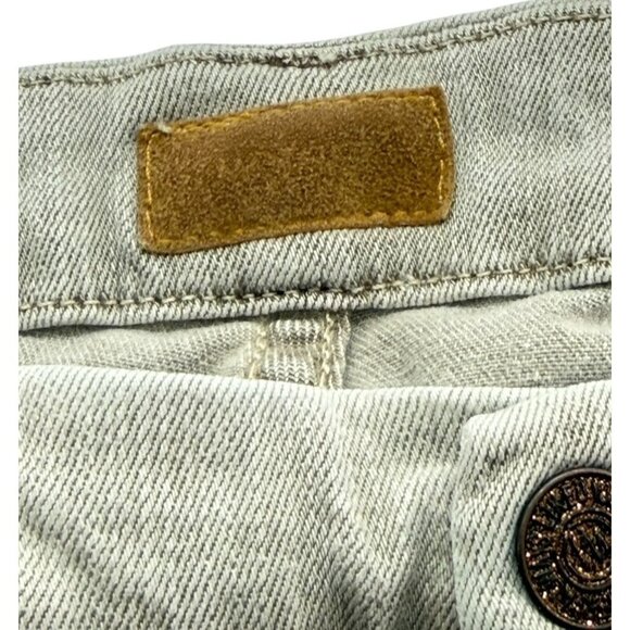 Mother The Looker Low Rise Pop! Jeans in Driftwood Light Brown Skinny Size 31 - Picture 9 of 13
